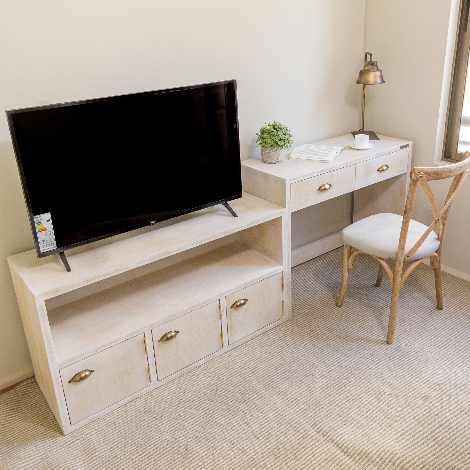 Rack Bajo Luna - Rustic Chic