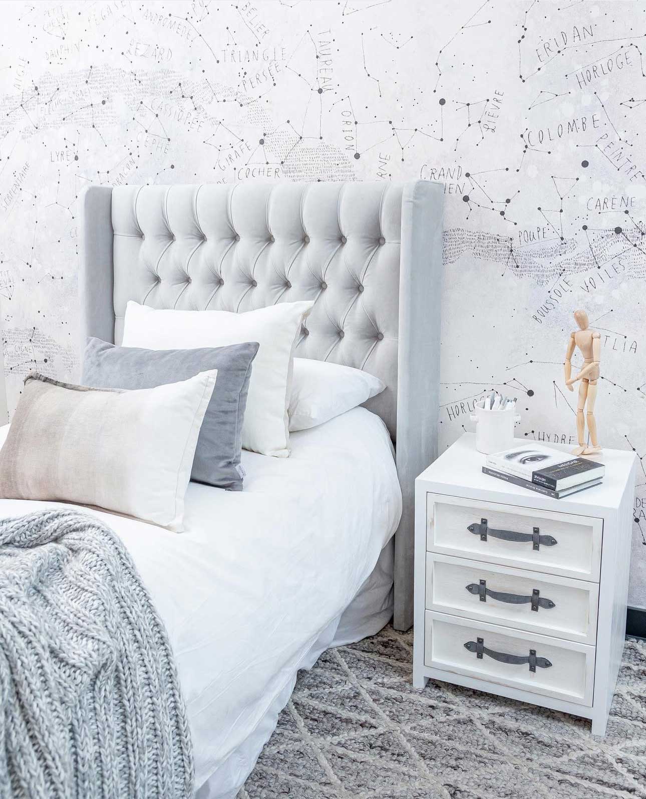 Respaldo Dominga Capitoné Gris