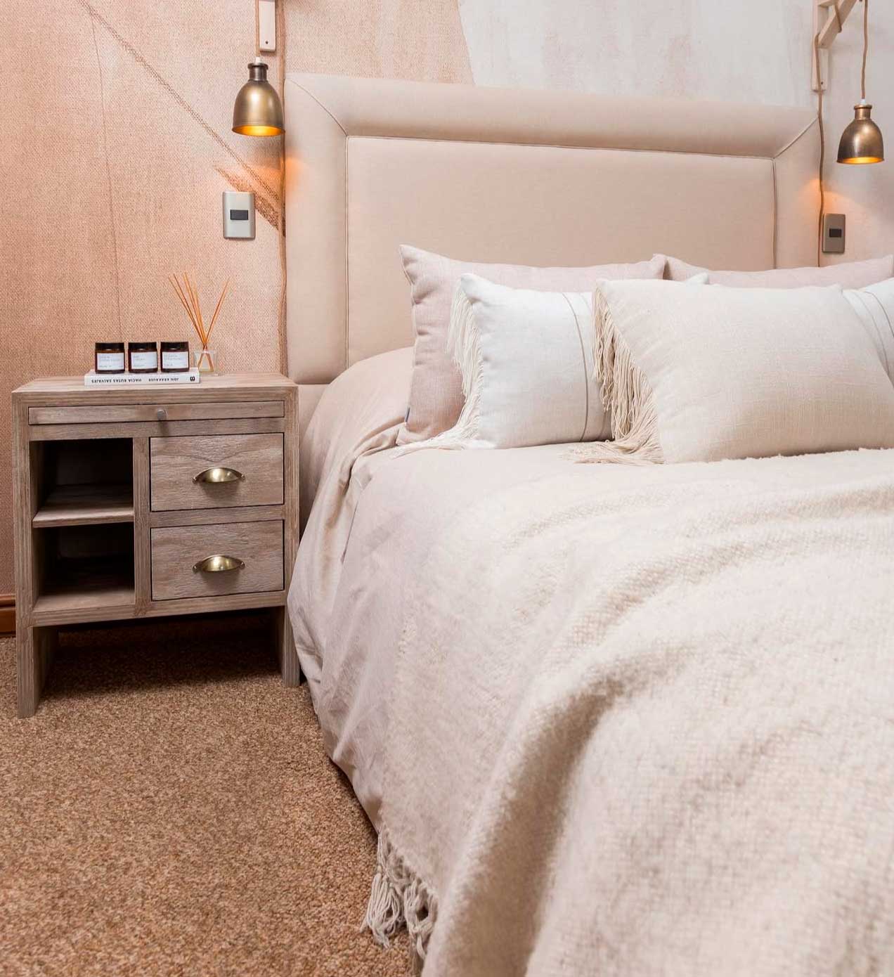 Respaldo Noa Lino Beige - Rustic Chic