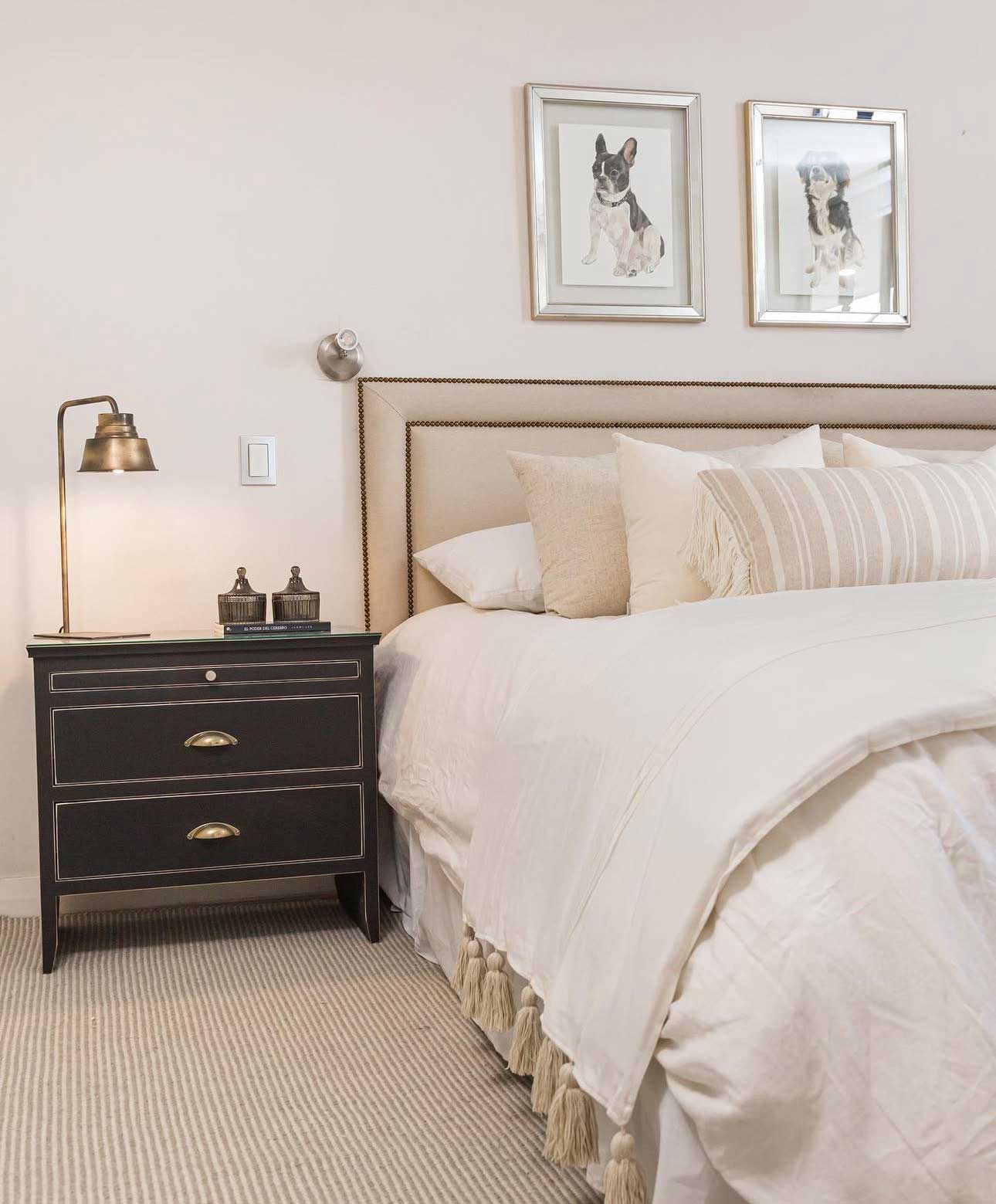 Respaldo Noa Tachas Bronces - Rustic Chic