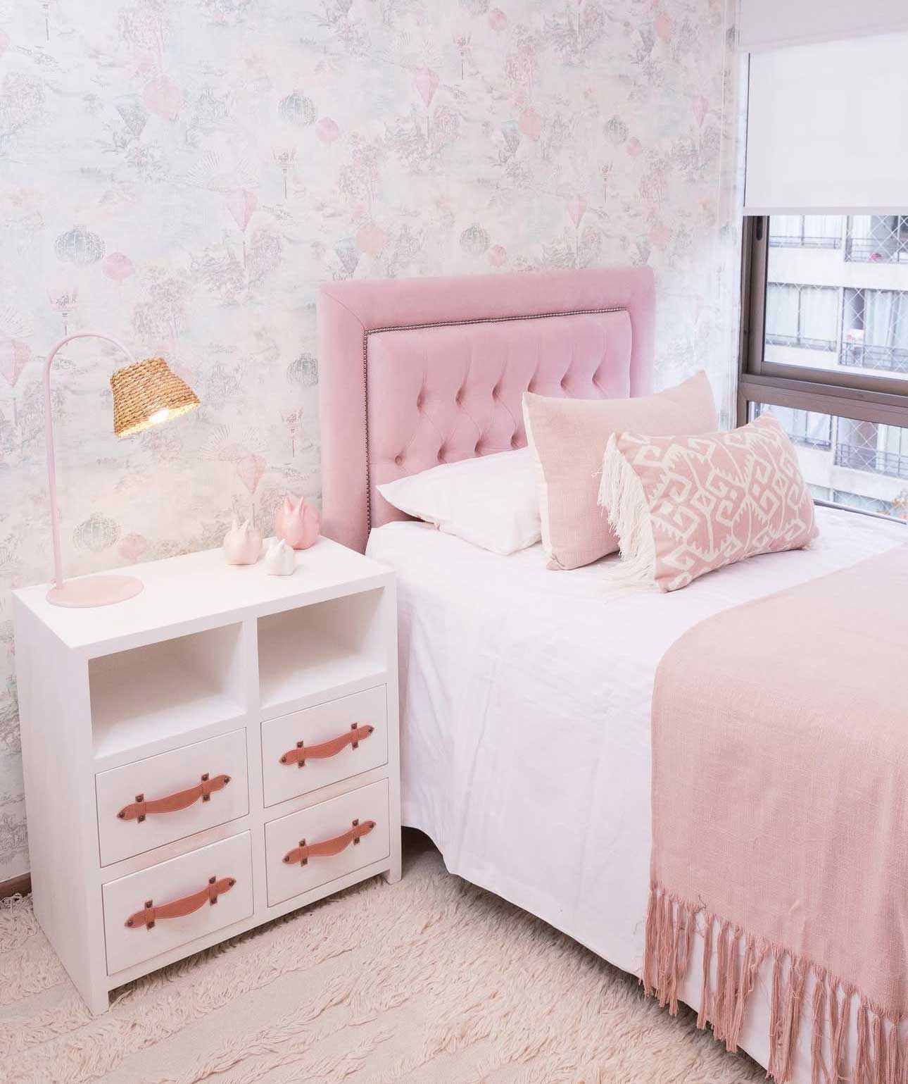 Respaldo Noa Capitoné Rosado