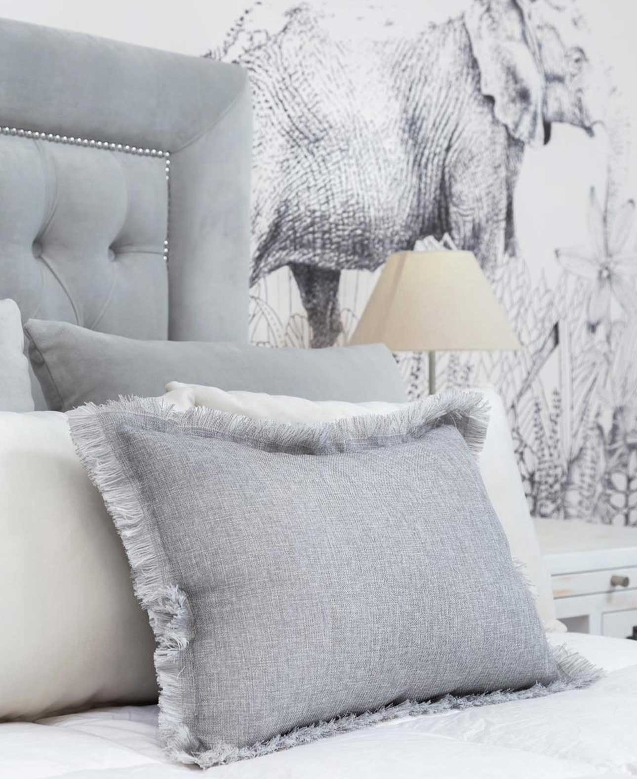 Respaldo Noa Gris - Rustic Chic