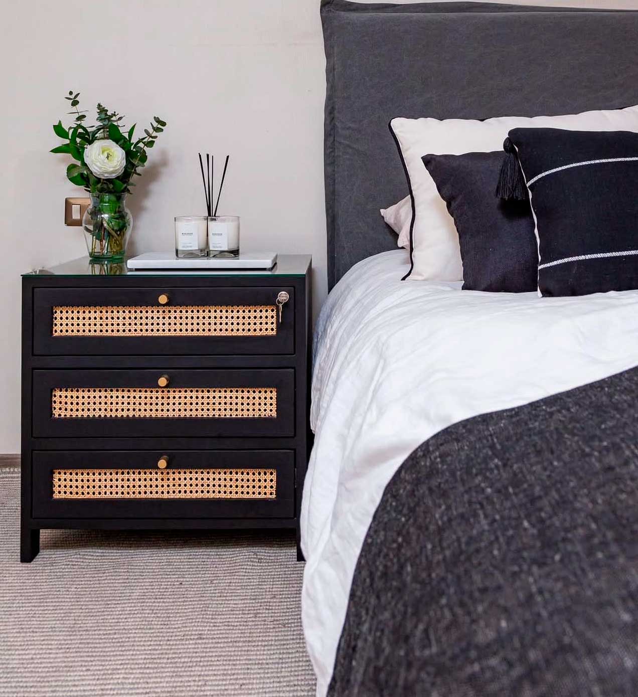 Resplado Olivia Gris oscuro - Rustic Chic