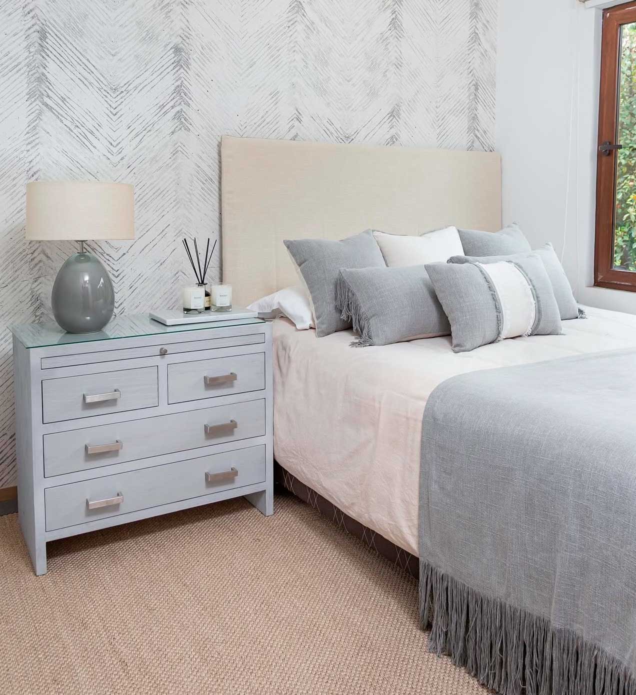 Resplado Olivia Gris-Crudo Reversible - Rustic Chic