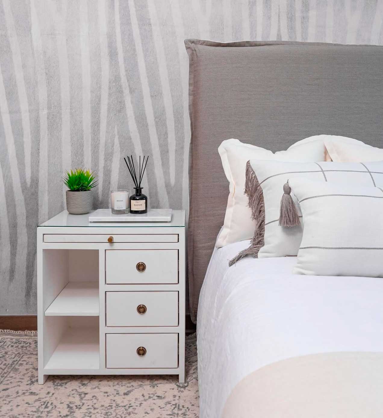 Resplado Olivia Crudo-Gris Reversible - Rustic Chic