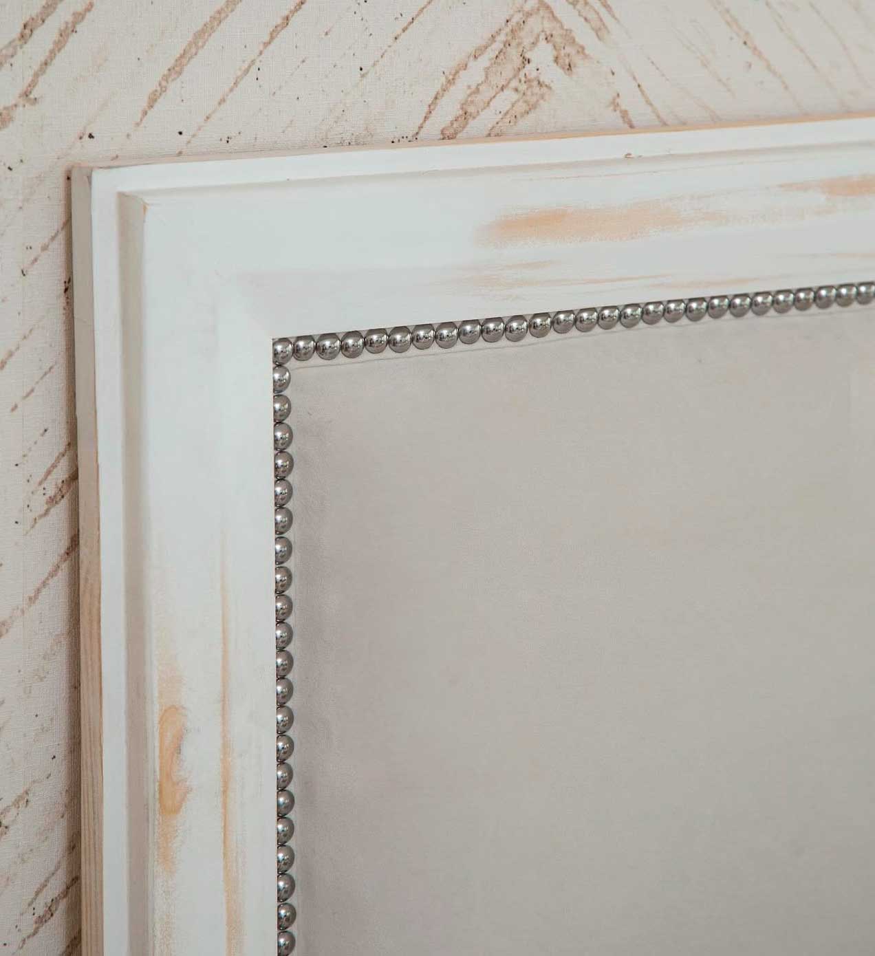 Respaldo Sophie Crudo Plata - Rustic Chic