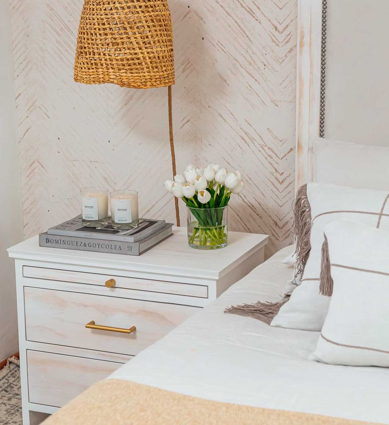 Respaldo Sophie Crudo Plata - Rustic Chic