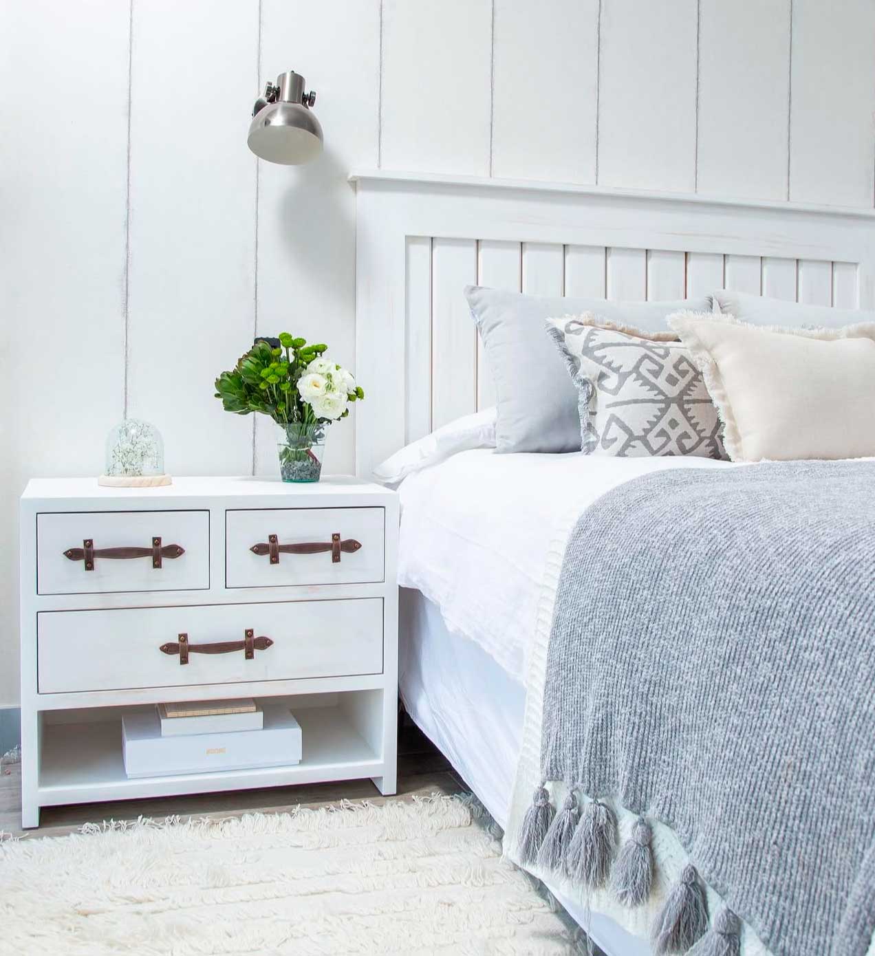 Respaldo Trini Blanco 23' - Rustic Chic