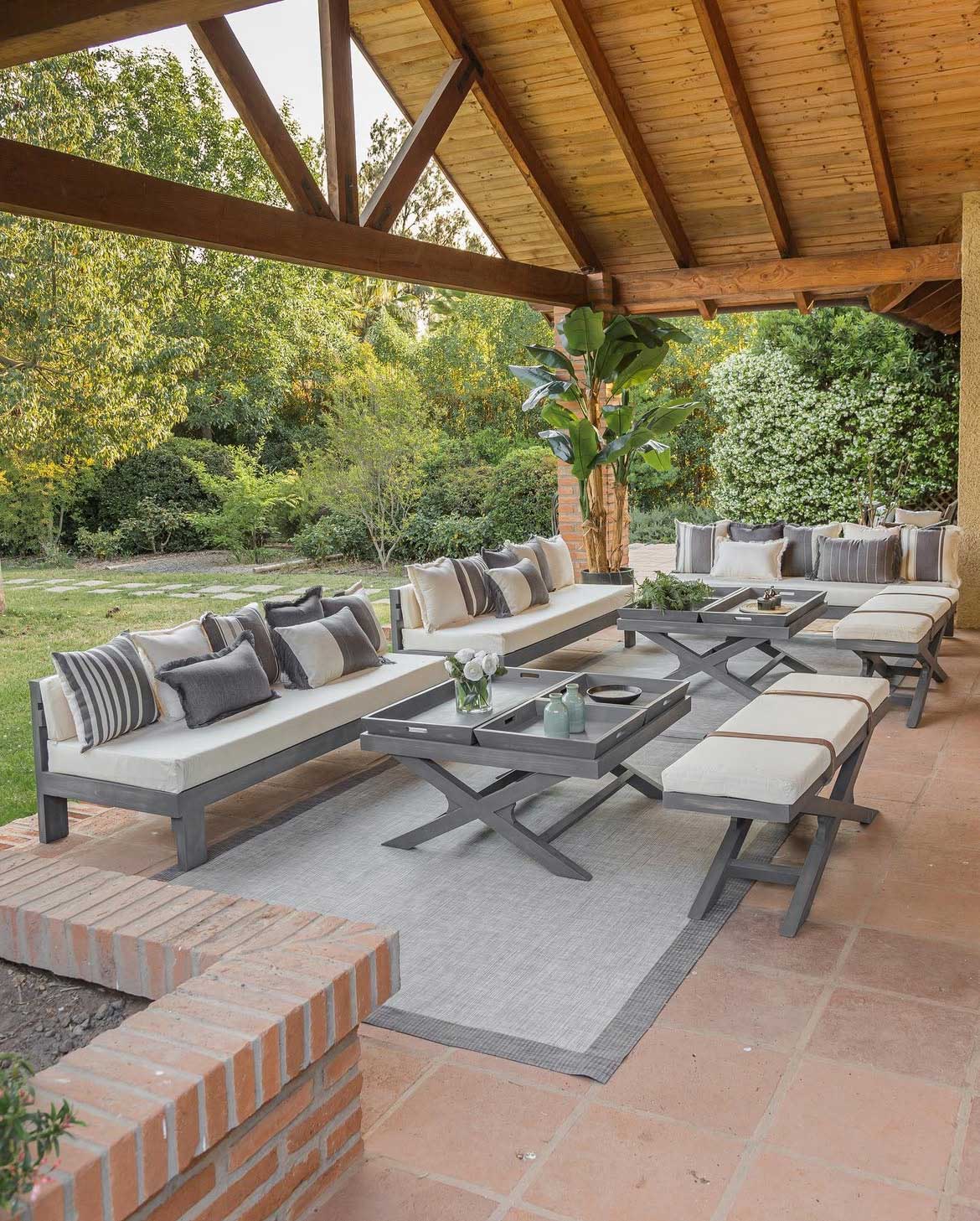 Terraza Dos Sillones Santorini - Rustic Chic