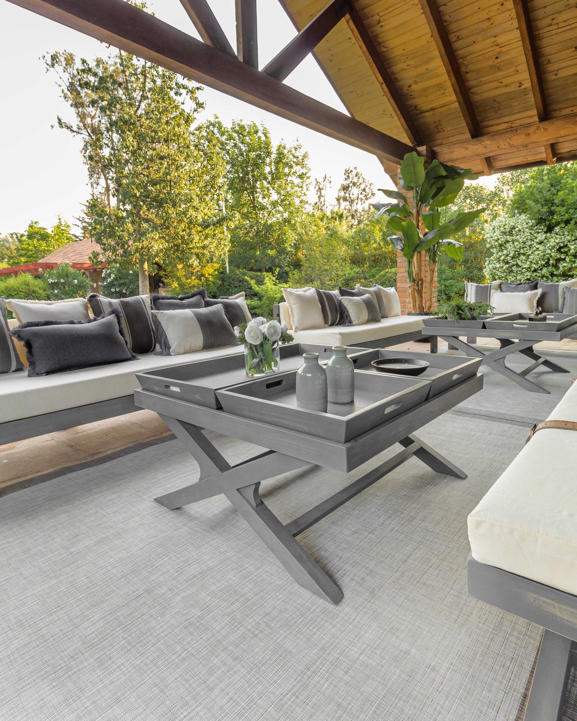 Terraza Dos Sillones Santorini - Rustic Chic