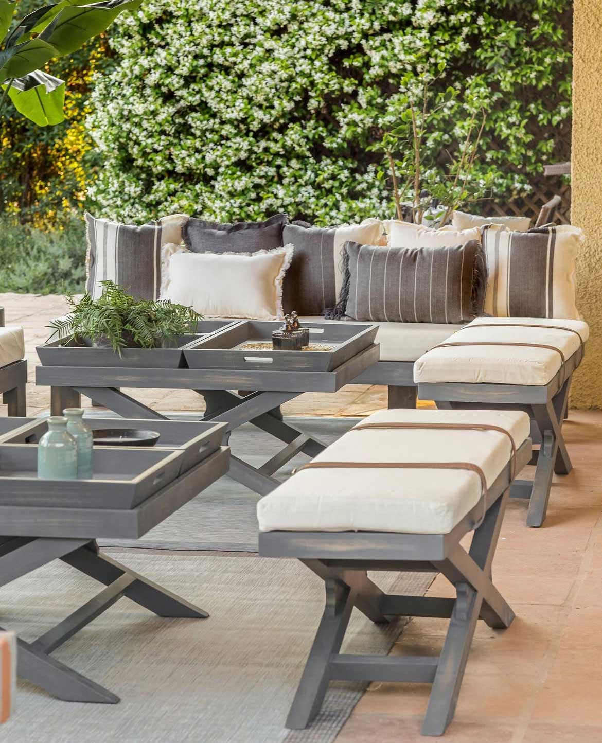 Terraza Dos Sillones Santorini - Rustic Chic