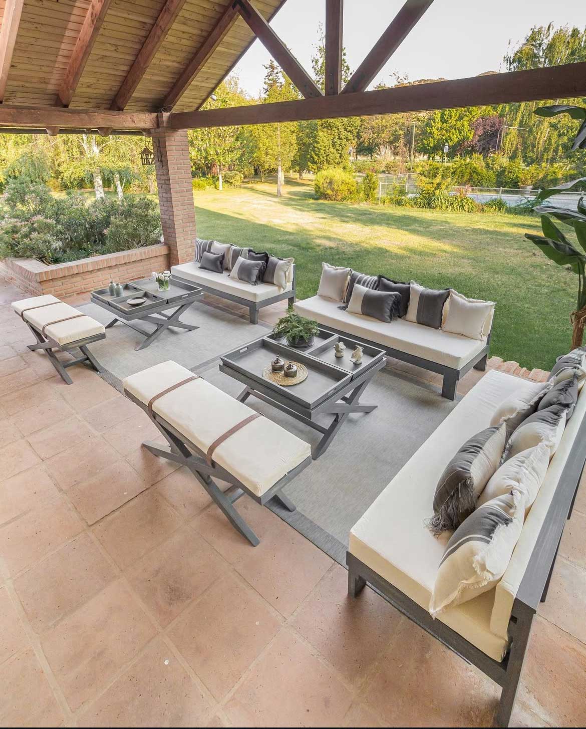 Terraza Dos Sillones Santorini - Rustic Chic