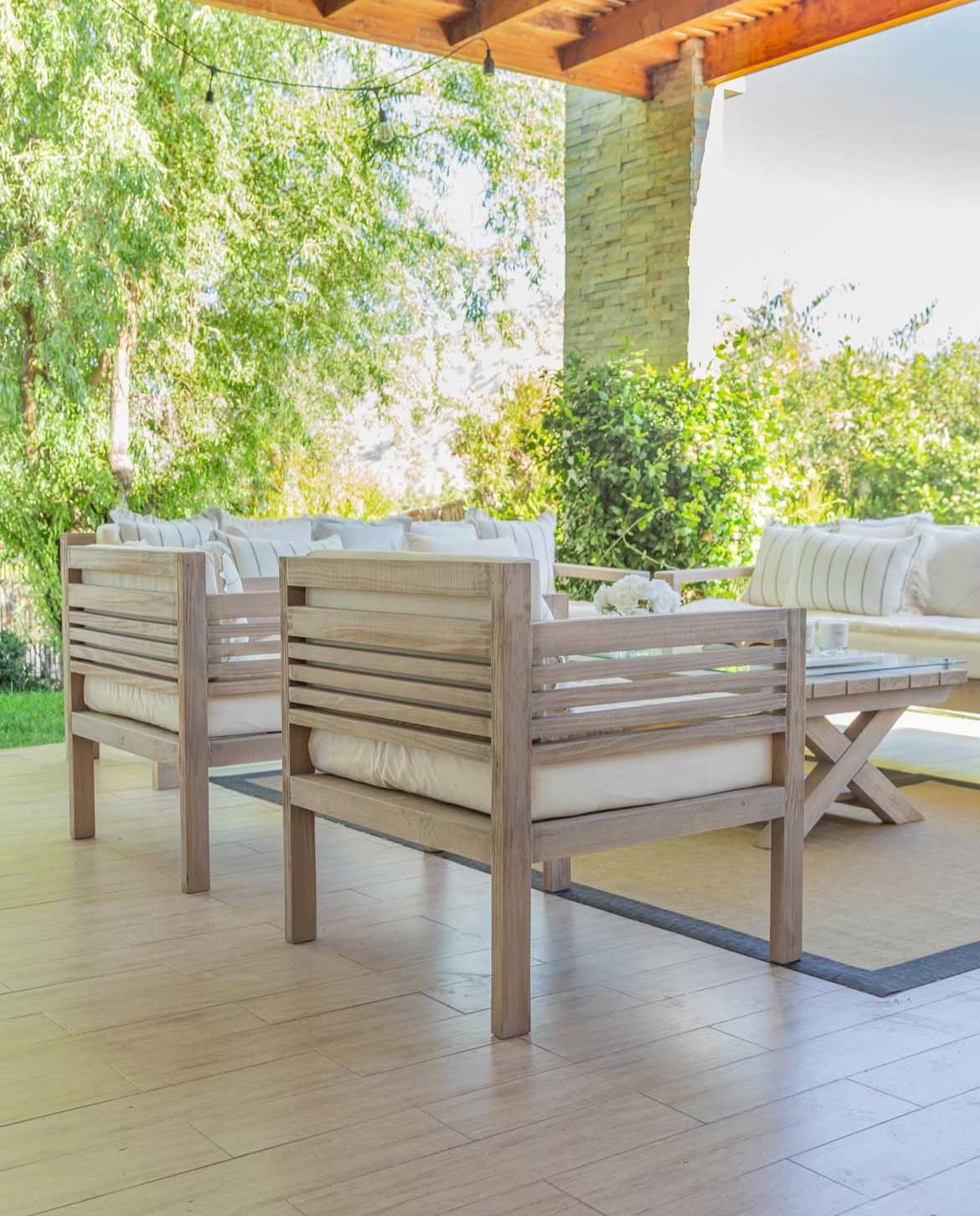 Terraza Dos Sillones Bora - Rustic Chic