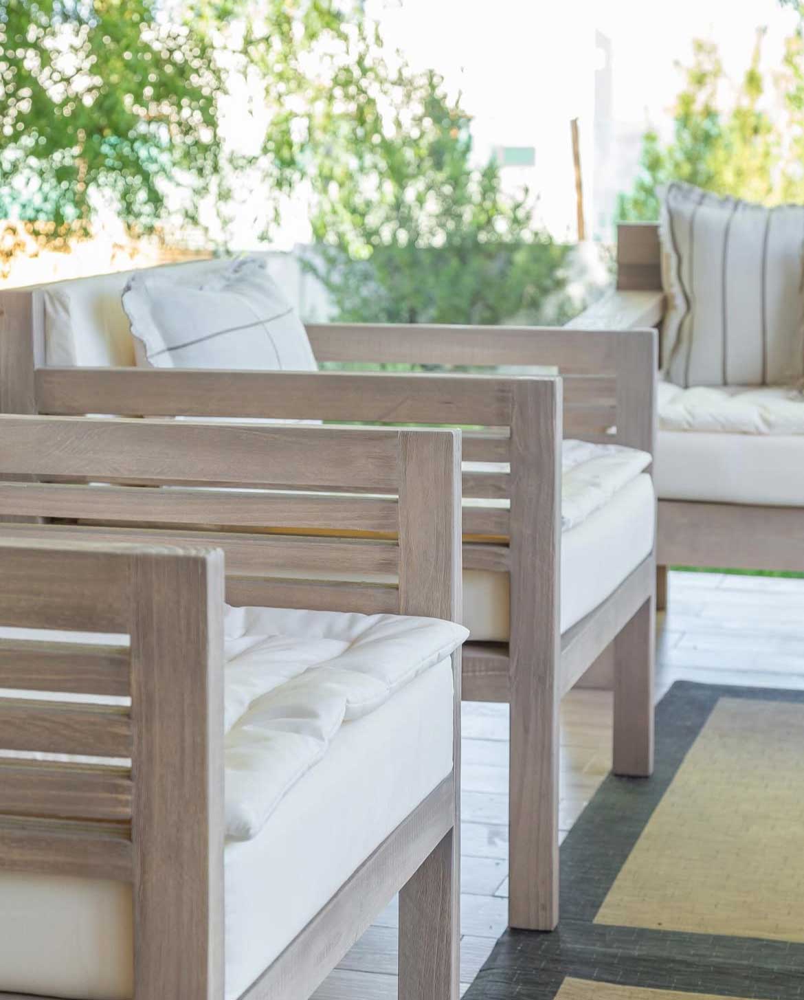 Terraza Dos Sillones Bora - Rustic Chic