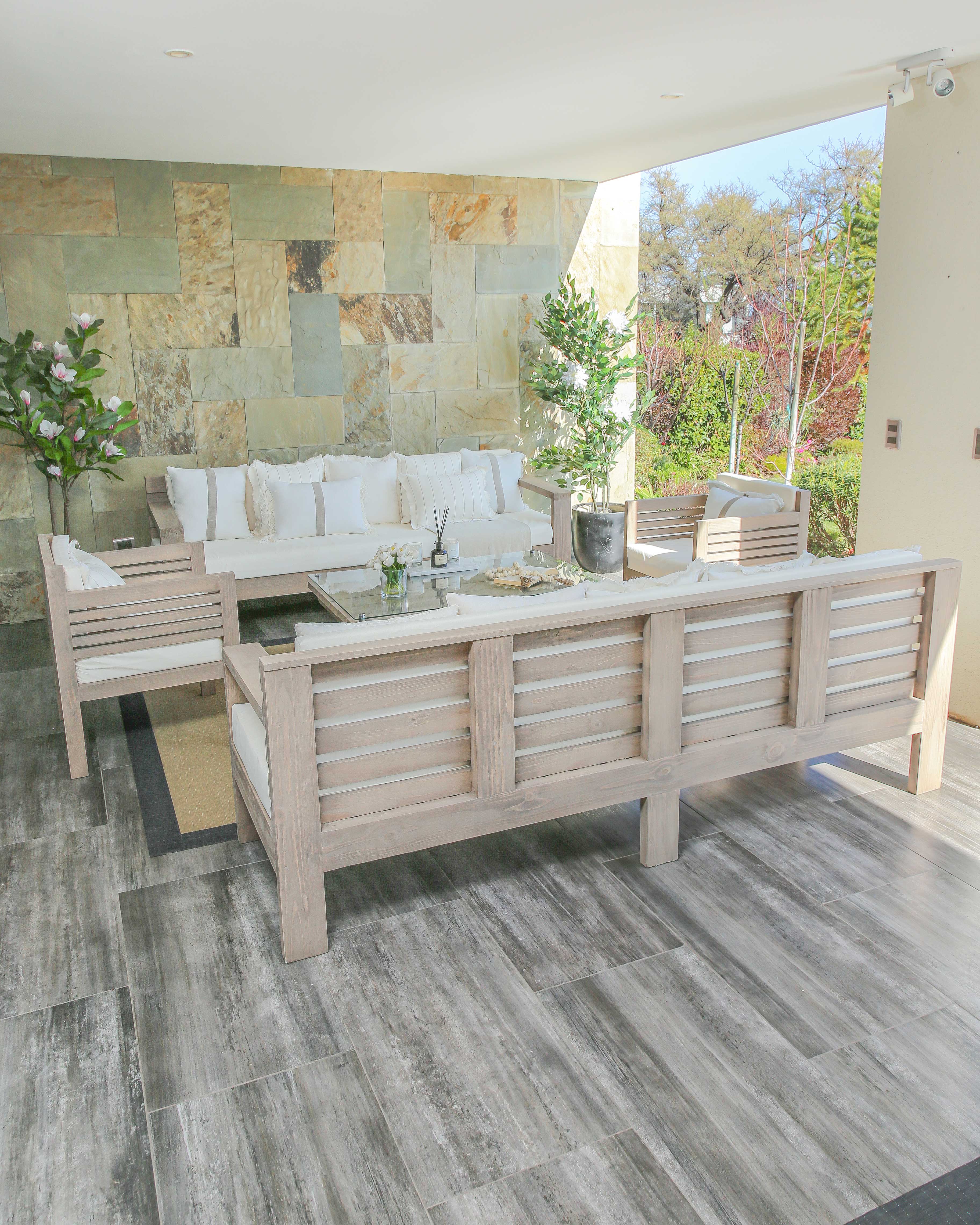 Terraza Dos Sillones Bali - Rustic Chic