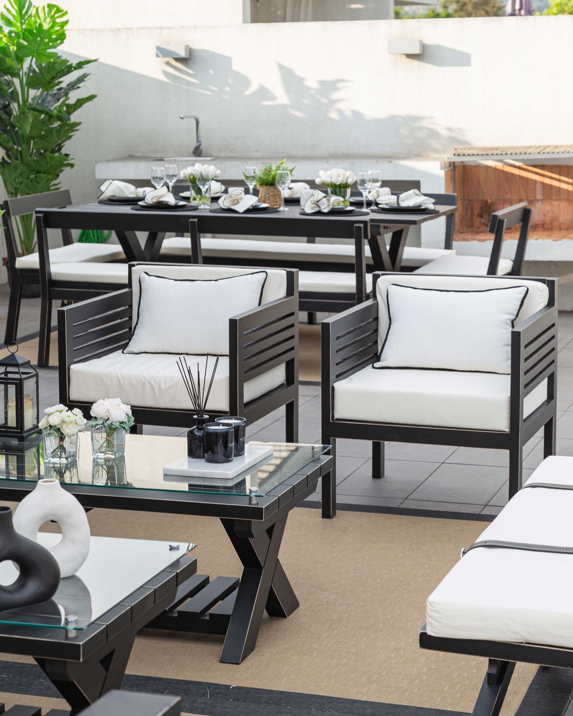 Terraza Dos Sillones Costa - Rustic Chic