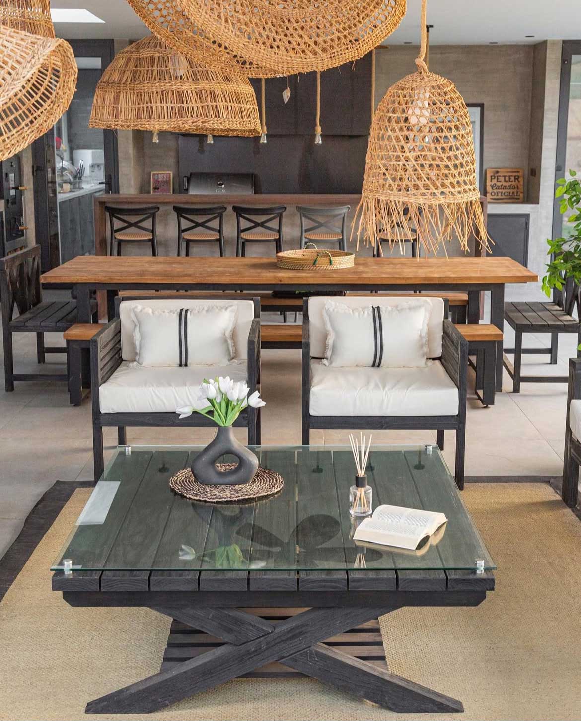 Terraza Dos Sillones Arena